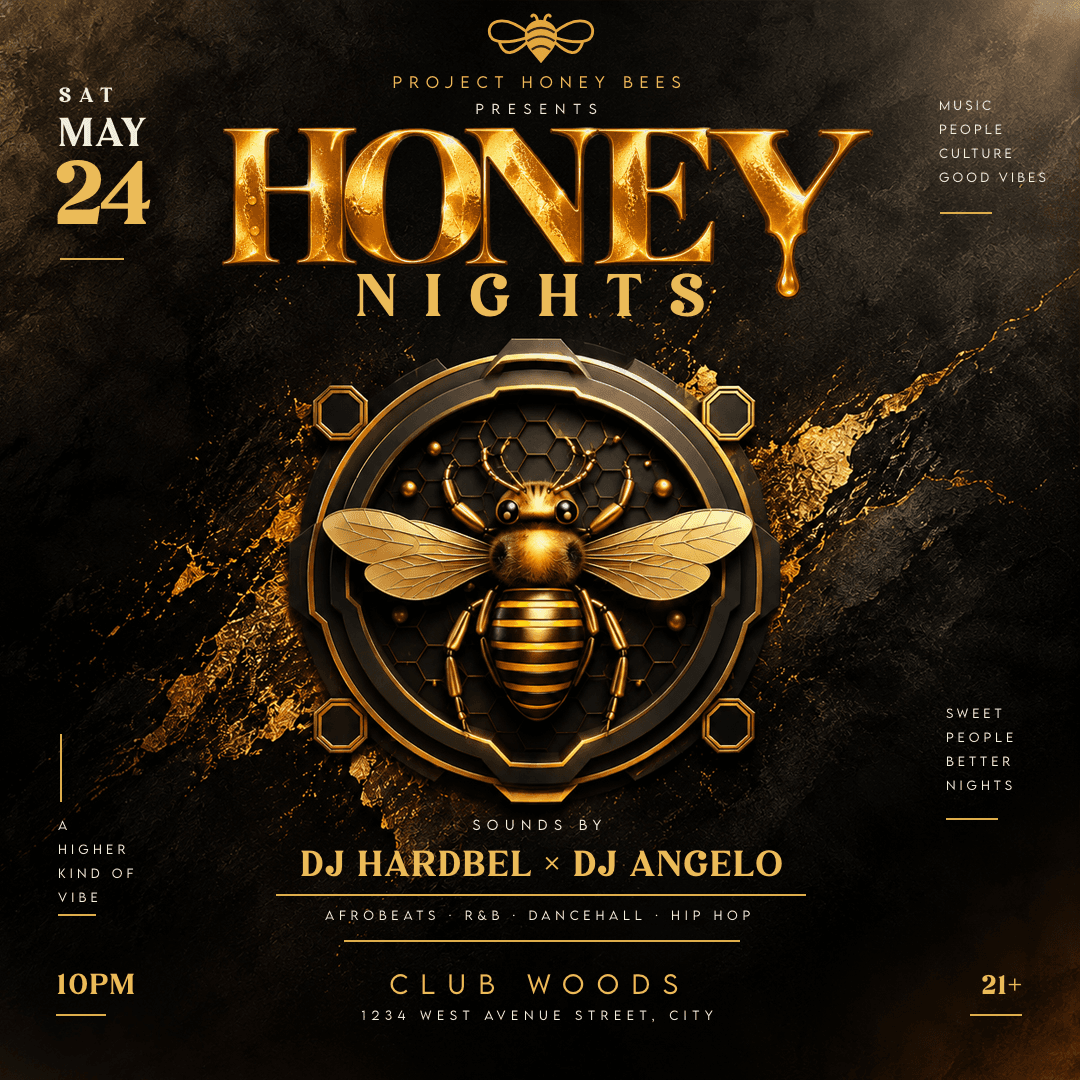 Honey Nights R&B design