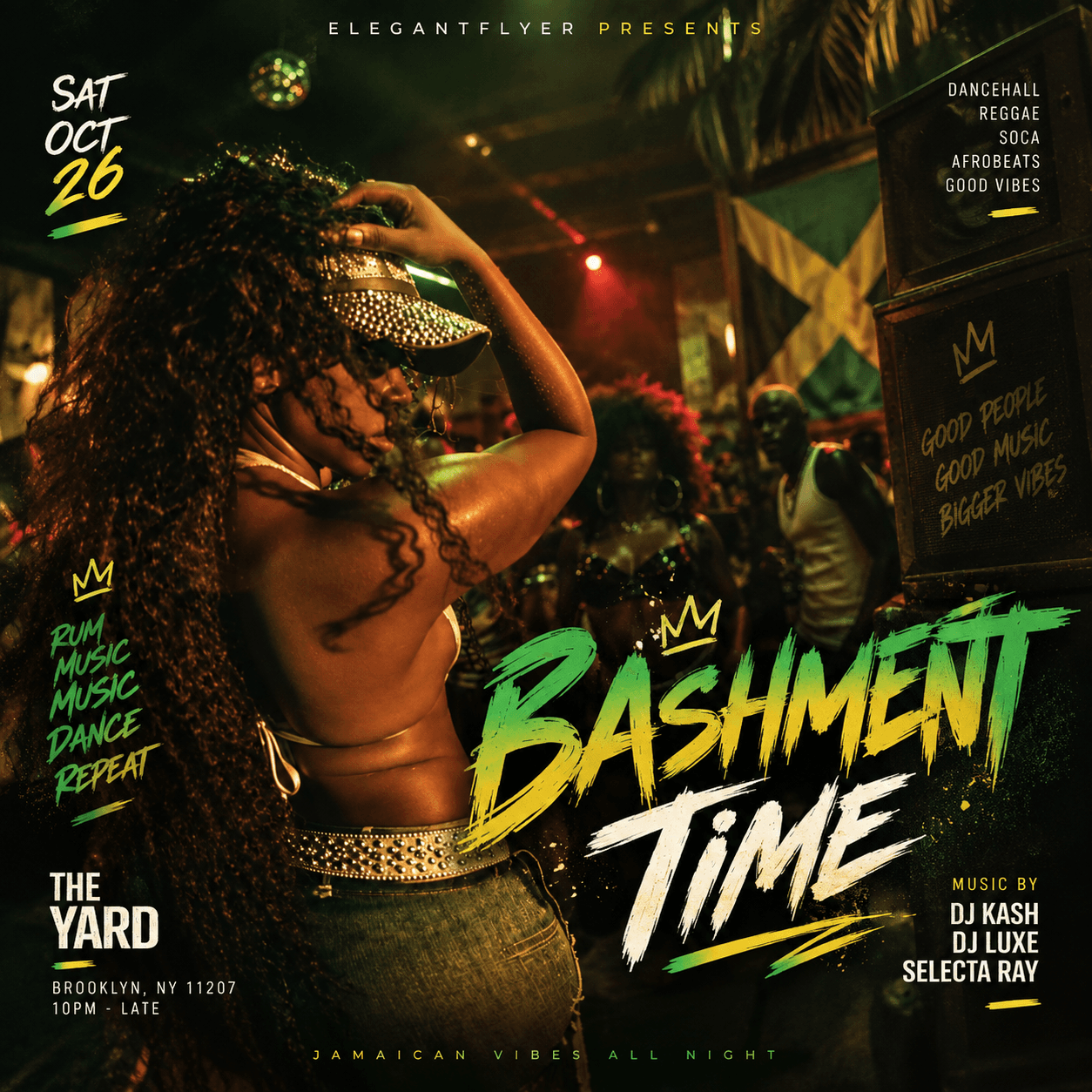 Bashment Time flyer preview